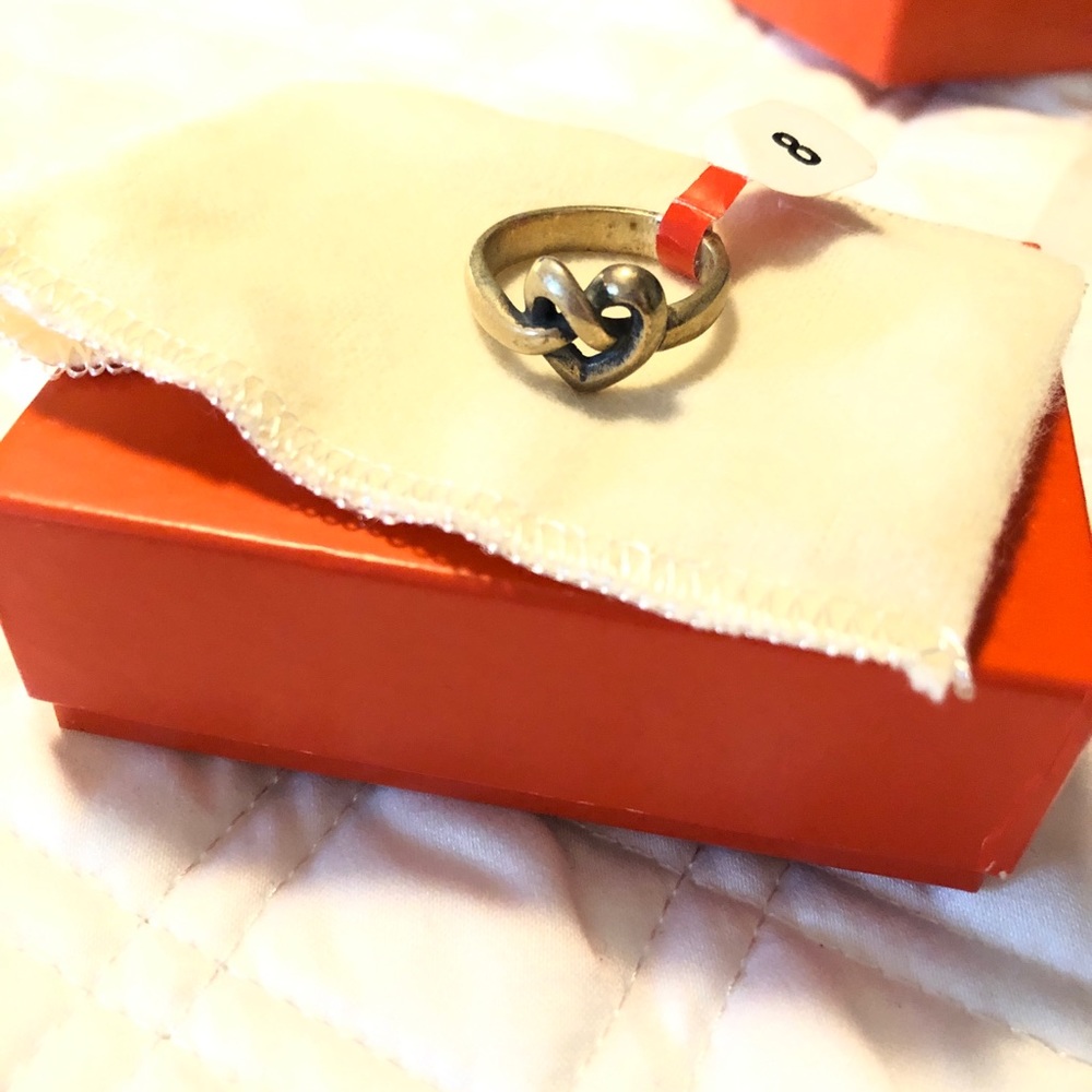 James Avery heart knot Ring